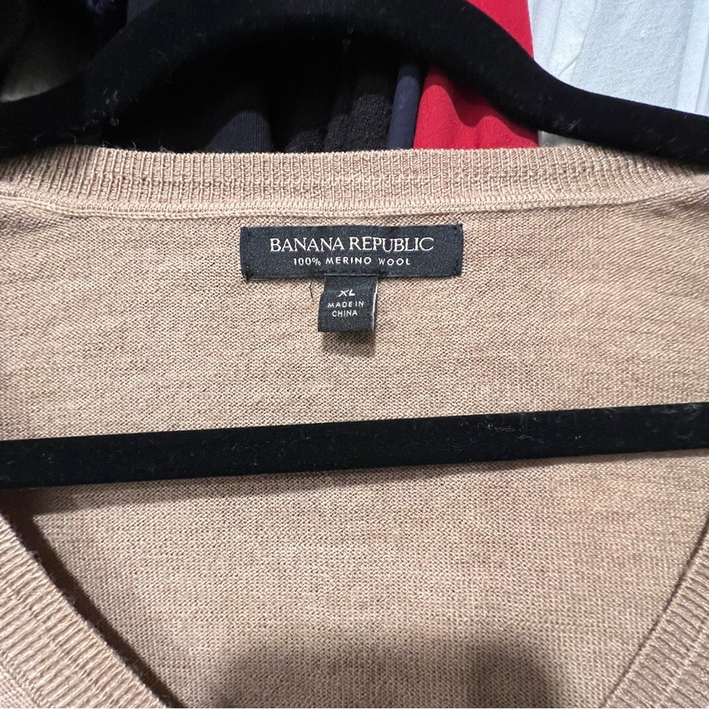 Banana Republic Women’s WASHABLE MERINO V-NECK SWEATER